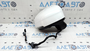 Right side mirror assembly for Volvo XC90 16-24, 15+4 pins, turn signal, heated, auto-dimming, BSM, camera, black, chips, scratches