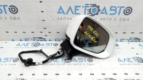 Right side mirror assembly for Volvo XC90 16-24, 15+4 pins, turn signal, heated, auto-dimming, BSM, camera, black, chips, scratches