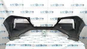 Bare front bumper for Nissan Rogue 21-23 without parking sensors, graphite, scratches, cracks, pressed, broken, broken fasteners