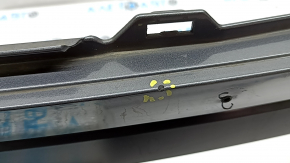 Bare front bumper for Nissan Rogue 21-23 without parking sensors, graphite, scratches, cracks, pressed, broken, broken fasteners