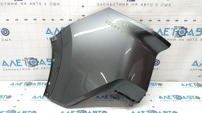 Left rear bumper, bare, Nissan Rogue 21-23, graphite, KAD