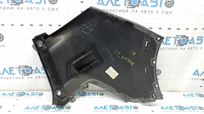 Left rear bumper, bare, Nissan Rogue 21-23, graphite, KAD