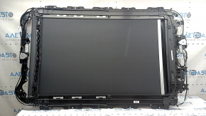 Volvo XC90 16-26 panoramic view mirror assembly, black curtain, chipped glass
