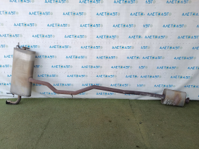 Volvo XC90 16-18 T6 rear exhaust pipe with resonator, rusty, studs sawed off