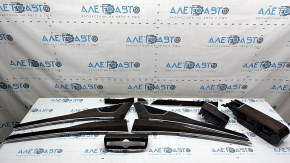 Left rear pillar air duct deflector Volvo XC90 16-25 type 1, black, broken mount