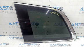 Volvo XC90 16-26 rear left window, tinted glass with antenna, scratches on chrome