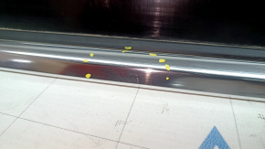 Volvo XC90 16-26 rear left window, tinted glass with antenna, scratches on chrome
