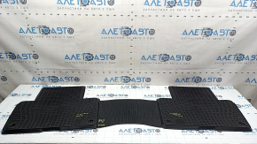 Set of interior mats, rubber, Volvo XC90 16-23 for 3rd row,
