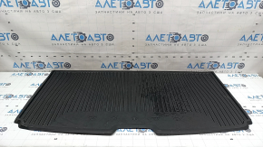 Black trunk mat (rubber) for Volvo XC90 16-26 (for 3 rows)