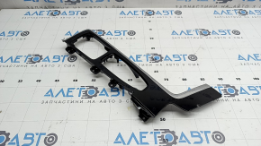 Upper center console trim for Volvo XC90 16-22 T5, T6, glossy black