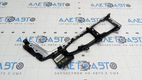 Upper center console trim for Volvo XC90 16-22 T5, T6, glossy black