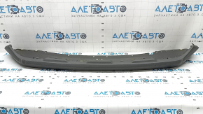Nissan Rogue 21-23 front bumper lip, gray, scratched, dented, broken fasteners
