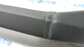 Nissan Rogue 21-23 front bumper lip, gray, scratched, dented, broken fasteners
