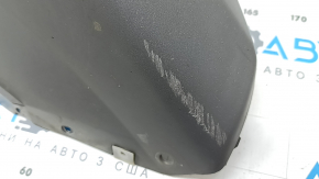 Nissan Rogue 21-23 front bumper lip, gray, scratched, dented, broken fasteners