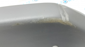 Nissan Rogue 21-23 front bumper lip, gray, scratched, dented, broken fasteners