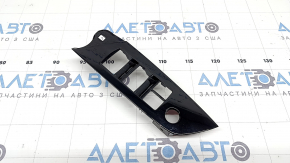 Front left window lift control trim for Toyota Prius 50 16-22, gloss black, scratches