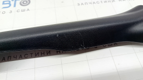 Front right door sill trim for Toyota Prius 50 16-22, black, worn