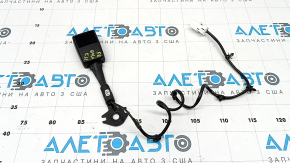 Nissan Rogue 21-26 passenger seat belt latch, black, with sensor, long wire