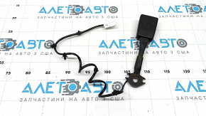 Nissan Rogue 21-26 passenger seat belt latch, black, with sensor, long wire