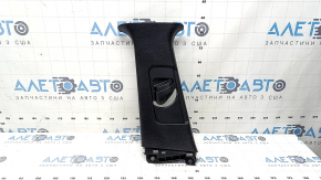 Left center pillar upper belt trim for Toyota Prius 50 16-22, black, scratches