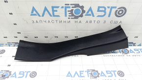 Rear left door sill trim for Toyota Prius 50 16-22, black, worn