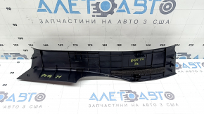 Rear left door sill trim for Toyota Prius 50 16-22, black, worn