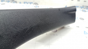 Rear left door sill trim for Toyota Prius 50 16-22, black, worn