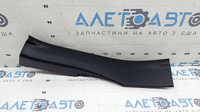 Rear right door sill trim for Toyota Prius 50 16-22, black, worn, fasteners turned white