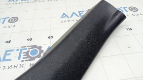 Rear right door sill trim for Toyota Prius 50 16-22, black, worn, fasteners turned white