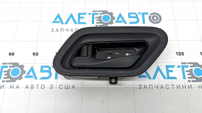 Nissan Rogue 21-23 black inner rear left door handle with trim