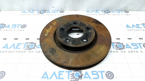 Front left brake disc for Nissan Rogue 21-26 296/26mm rusty