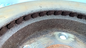 Front left brake disc for Nissan Rogue 21-26 296/26mm rusty