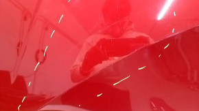 Toyota Prius 50 16-22 aluminum hood, red 3T7, butt