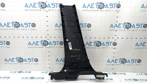 Nissan Rogue 21-26 black center pillar trim, lower right, with plug, scratches