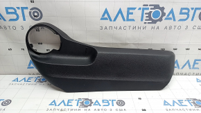 Right side passenger seat trim for Toyota Prius 50 21-22, black, for manual transmission, bumpers