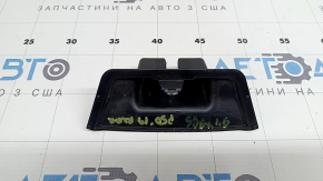 Toyota Prius 50 Prime trunk door lock trim panel with 17-22 scratches and broken mount