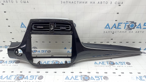 Toyota Prius 50 19-22 center dashboard trim, glossy black, no button, scratches