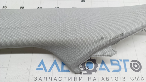 Upper left front pillar trim for Toyota Prius 50 16-22, gray, dry-cleanable