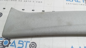 Upper left front pillar trim for Toyota Prius 50 16-22, gray, dry-cleanable