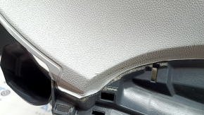 Front dashboard with AIRBAG for Toyota Prius 50 17-22, black with gray for a small display, with lower mount, for cleaning, dents