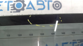 The rear window of the Toyota Prius 50 16-22 trunk door is small, scratches