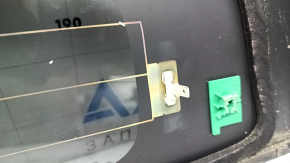The rear window of the Toyota Prius 50 16-22 trunk door is small, scratches