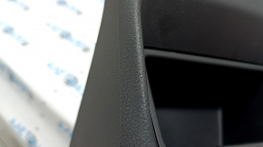 Nissan Rogue 22-26 rear center console trim with deflector and pocket, black