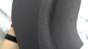 Nissan Rogue 22-26 rear center console trim with deflector and pocket, black
