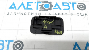 Nissan Rogue 21-26 small black tailgate trim cover, worn
