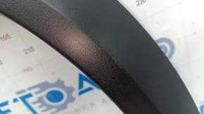 Front left fender arch trim for Nissan Rogue 21-26 US built, structure, scratches, crack in mount, broken mount