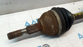 Lincoln MKZ 13-16 hybrid front left axle shaft, rusty, torn boot