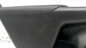 Door trim panel rear left Toyota Prius 50 16-22 black with gray insert, leather armrest, scratches