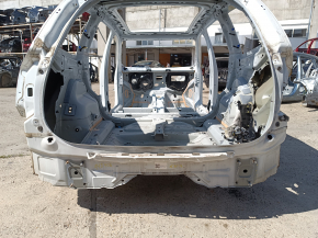 Volvo XC90 16-26 rear panel on the body, white, dented