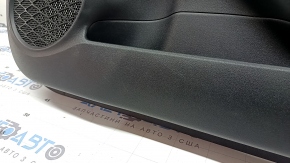 Door trim panel, front right, Toyota Prius 50 18-22, black with gray insert, with leather armrest, scratches